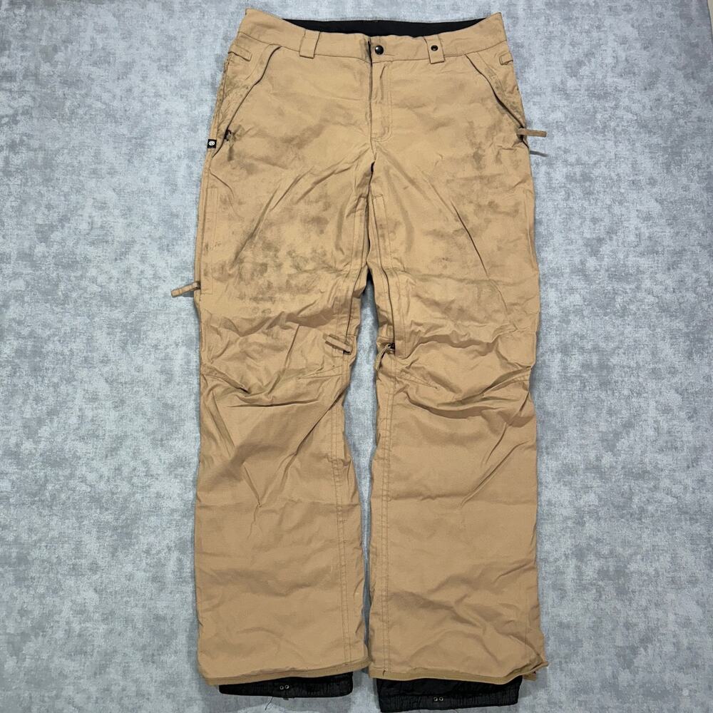 686 Standard Shell Pant Mens L Tan infiDRY 5K Ski Snowboard Pants Winter